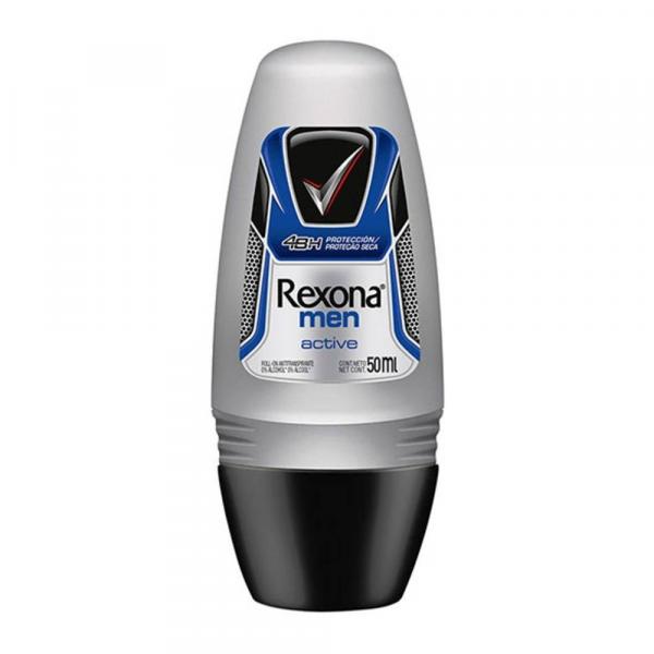 Rexona Men Active Desodorante Roll-On Masculino - 50ml