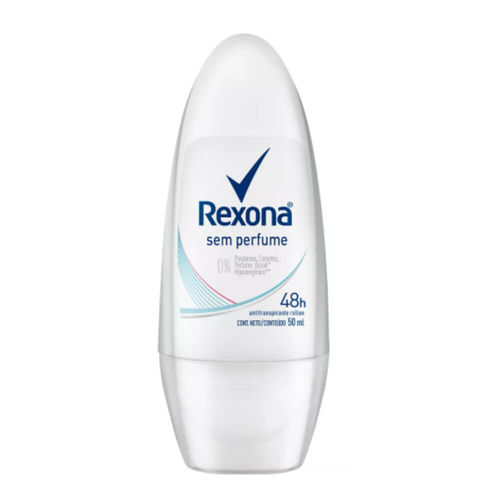 Rexona S/ Perfume Desodorante Rollon Feminino 50ml