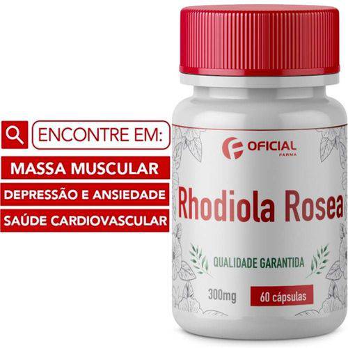 Rhodiola Rosea 300Mg 60 Cápsulas