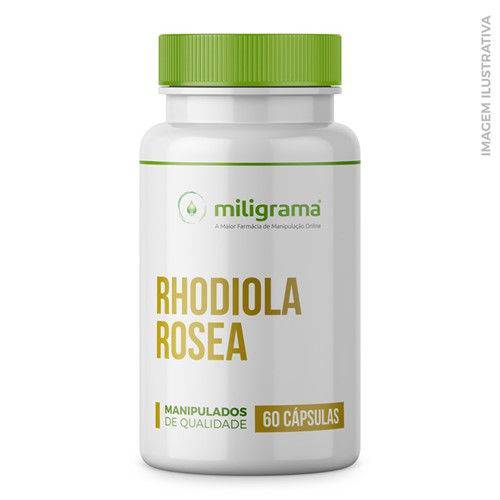Rhodiola Rosea 300mg Cápsulas da Raiz de Ouro - 60 Cápsulas