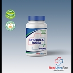 Rhodiola Rosea 500mg Com 60 Cápsulas - Produto 100% Vegano
