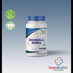 Rhodiola Rosea 600mg Com 30 Cápsulas - Produto 100% Vegano