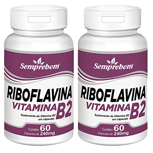 Riboflavina Vitamina B2 – Semprebom – 120 Cap. de 240 Mg.