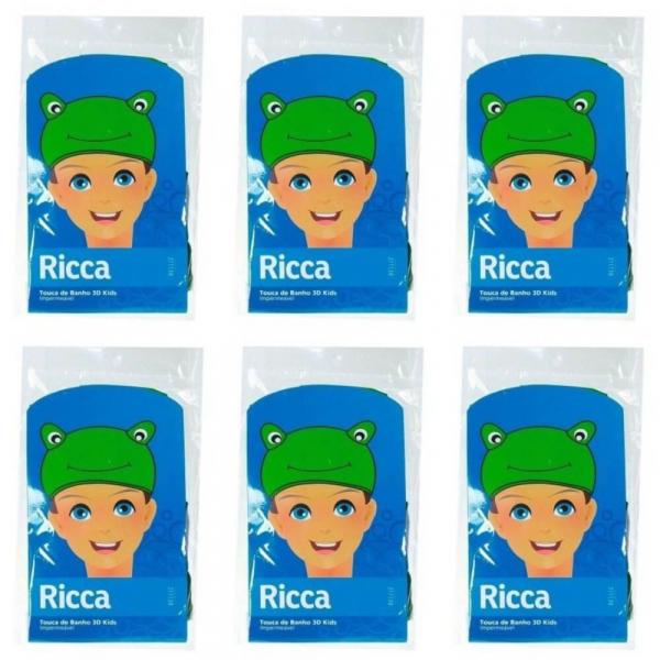 Ricca 3412 Touca de Banho Kids 3d (Kit C/06)