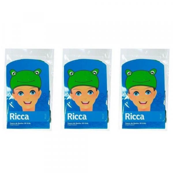 Ricca 3412 Touca de Banho Kids 3d (Kit C/03)