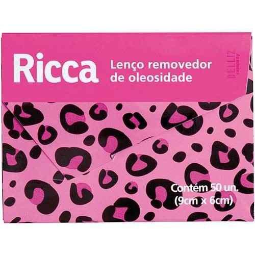 Ricca 3716 Lenço Removedor de Oleosidade C/50 (Kit C/12)