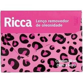 Ricca 3716 Lenço Removedor de Oleosidade com 50 - Kit com 03
