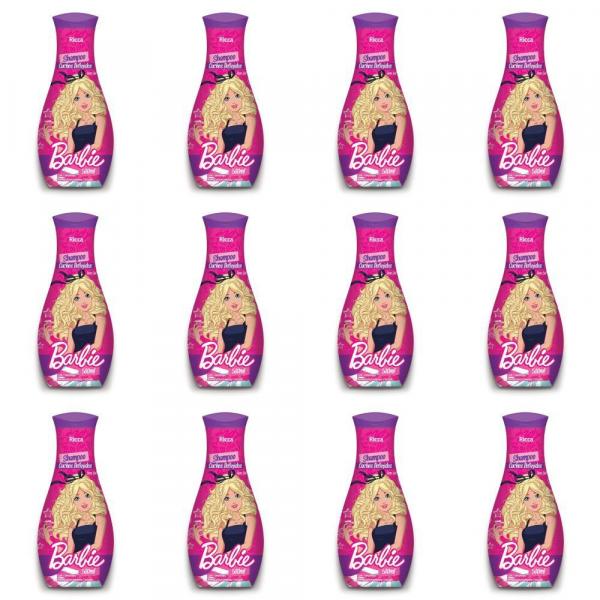 Ricca Barbie Cachos Definidos Shampoo 500ml (Kit C/12)