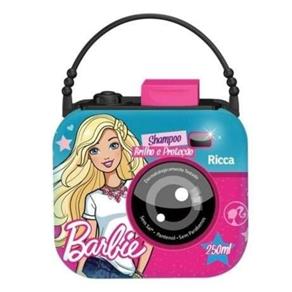 Ricca Barbie Câmera Digital Brilho Proteção Shampoo 250ml - Kit com 03