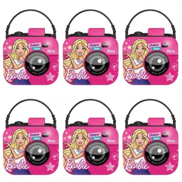 Ricca Barbie Câmera Digital Suave Shampoo 250ml (Kit C/06)