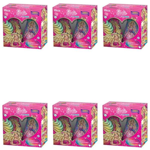 Ricca Barbie Reinos Mágicos Kit Shampoo + Condicionador 250ml (Kit C/06)
