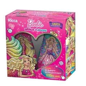 Ricca Barbie Reinos Mágicos - Kit Shampoo + Condicionador 250ml - Kit com 03