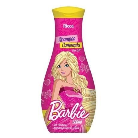 Ricca Barbie Shampoo Camomila 500ml (Kit C/12)