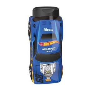 Ricca Hot Wheels 2em1 Turbinado Shampoo 300ml - Kit com 03