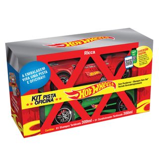 Ricca Hot Wheels Pista Oficina Kit - Shampoo + Condicionador Kit