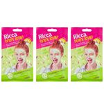 Ricca Máscara Facial Detox Chá Verde C/1 (kit C/03)