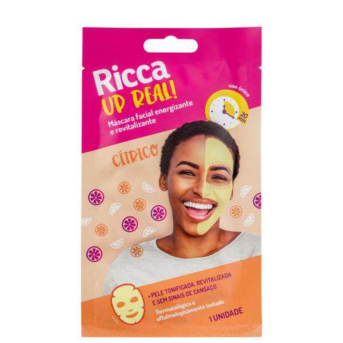 Ricca Up Real! - Máscara Facial (1 Unidade)
