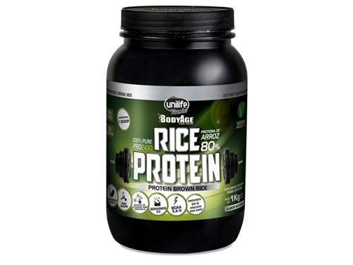 Rice Protein 1Kg Proteína Vegetal Unilife Natural