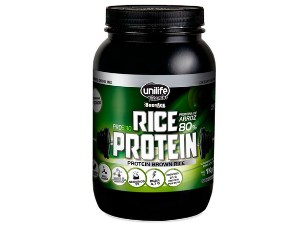 Rice Protein Proteína de Arroz Unilife 1kg Chocolate
