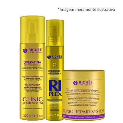 Richée Clinic Repair Mascara + Queratina e Riplex Repositor