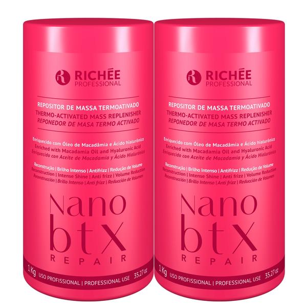 Richée Nano Btx Repair Repositor de Massa Máscara 1kg - Richée Professional