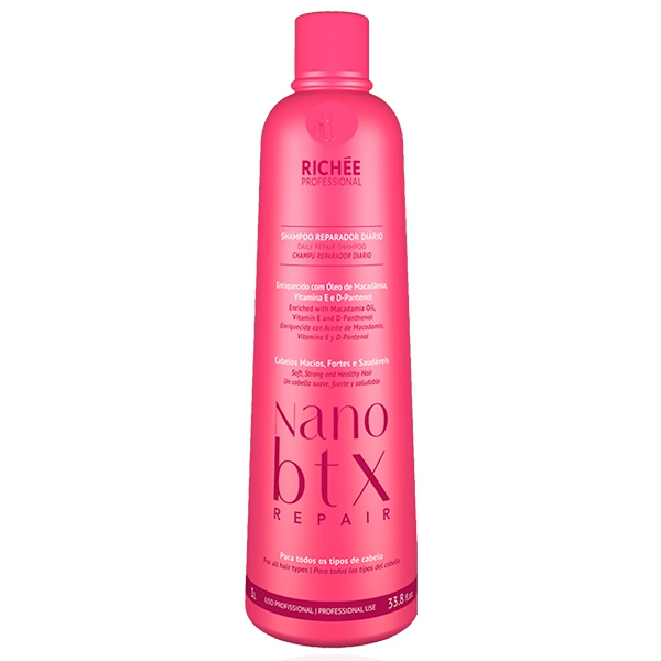 Richée Nano Btx Repair Shampoo Reparador 1 Litro