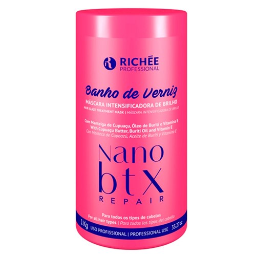 Richée Professional Banho de Verniz Nano Btx - Máscara Capilar 1Kg