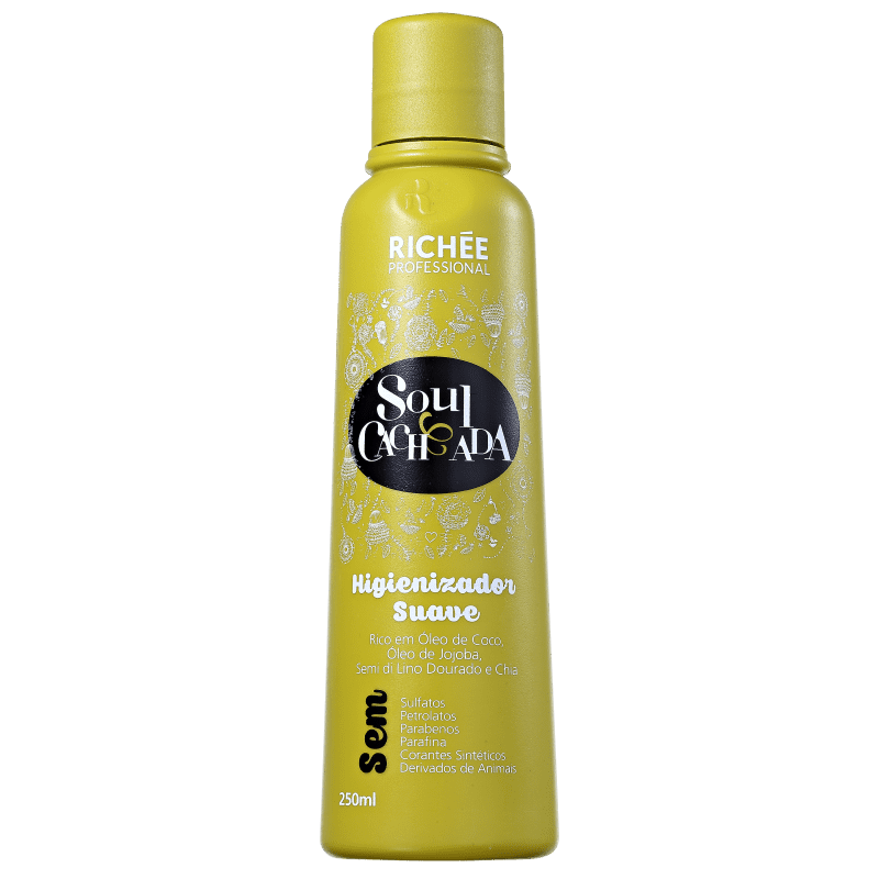 Richée Professional Shampoo Soul Cacheada Higienizador Suave 250ml