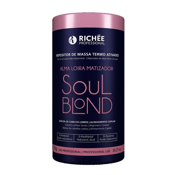 Richée Soul Blond Repositor de Massa Termo Ativado 1Kg - Richée Profissional