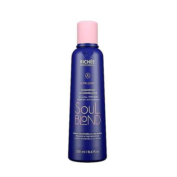 Richée Soul Blond Shampoo Desamarelador 250ml - Richée Profissional