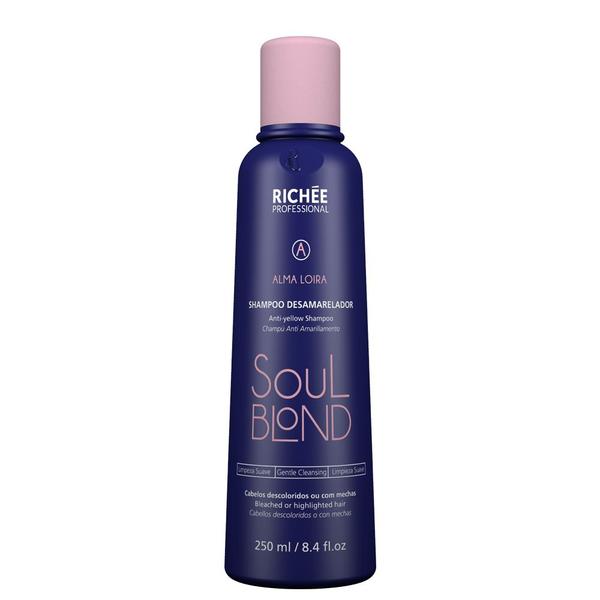 Richée Soul Blond Shampoo para Loiro Desamarelador 250ml - Richée Professional