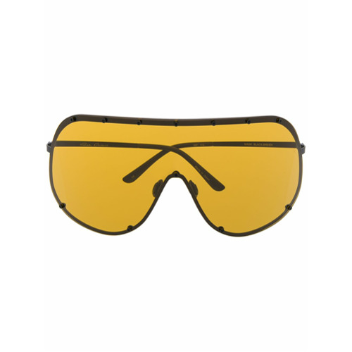 Rick Owens Óculos de Sol Larry - Amarelo