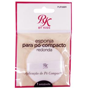RK Kiss New York Kit 5 Unidade Esponja para Pó Compacto Redonda(puf08br)