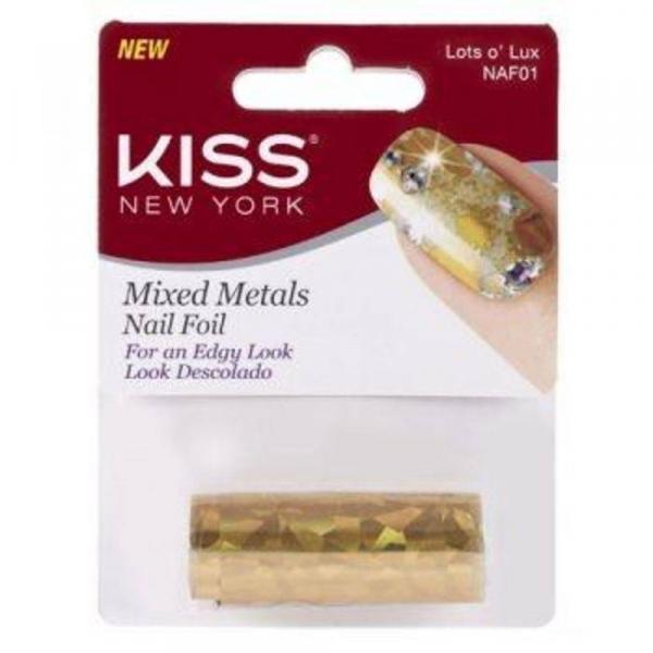 RK Kiss New York Kit 2 Unidade Lamina Dec. Unha- Lot (naf01)