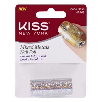 RK Kiss New York Kit 2 Unidade Lamina Dec. Unha- Space (naf02)