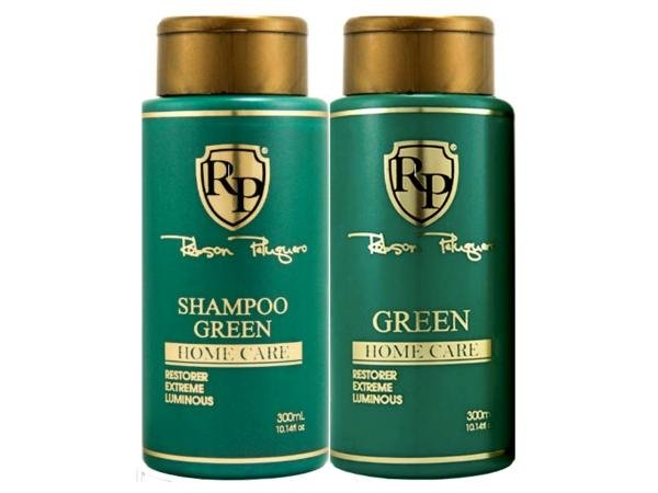 Robson Peluquero - Kit Matizador Green Shampoo + Máscara 300ml