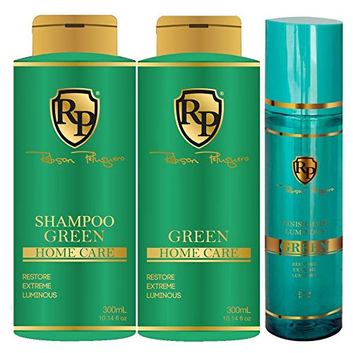 Robson Peluquero - Kit Matizador Green Shampoo + Máscara + Finish