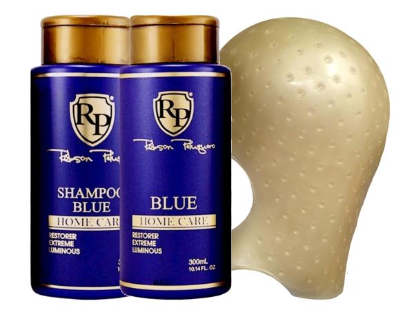 Robson Peluquero - Kit Matizador Platinum Shampoo + Máscara 300ml + Touca