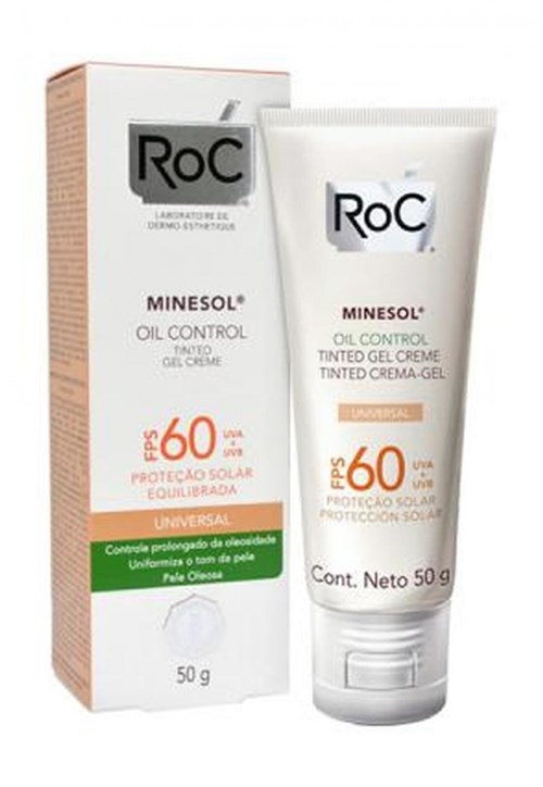 Roc Minesol Oil Control Tinted FPS60 50g