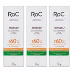 Roc Minesol Oil Control Universal Tinted Fps 60 3 Unidades