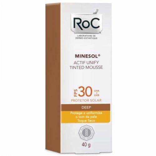 Roc Minesol Tinted Mousse Deep Fps 30