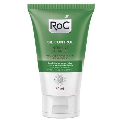 Roc Oil Control Intensive Cleanser Gel de Limpeza Facial 60ml
