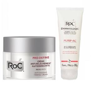 Roc Pro Define Creme 50Ml + Gel de Limpeza Facial Roc Purif-Ac 80G
