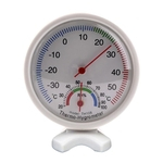 Rodada interior analógico medidor de umidade medidor de temperatura termômetro higrômetro