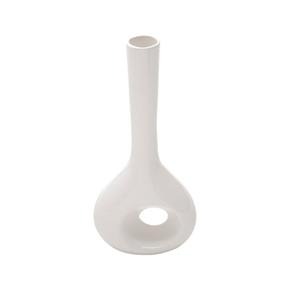 Rojemac Vaso de Cerâmica Focus - 20x12x6cm - Branco