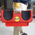 Gostar Rolamento Pad Proteção do joelho com rodas construído em Foam Pad Platform com 5 Giratório Rodas