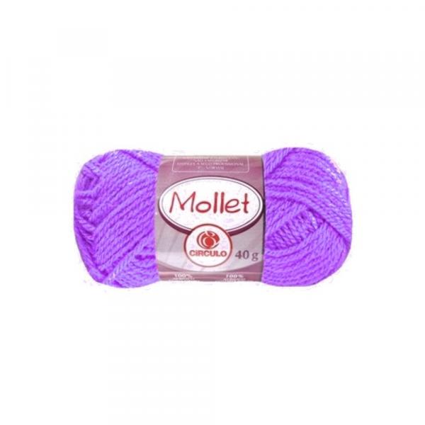 Rolo de Lã 40g Mollet - Roxo