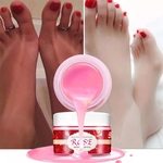 Rose Cera Pé hidratante suave Anti-secagem branqueamento Pés Máscara Essência cuidados com os pés beleza