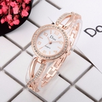 Rose Gold Plated Women's Elegant Bracelet Fashion Watches
