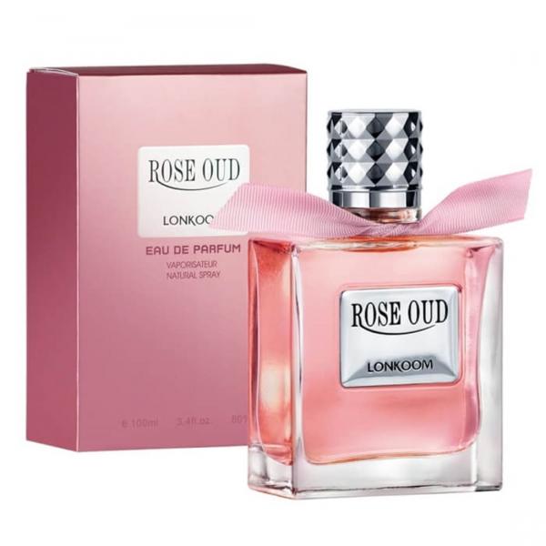 Rose Oud Eau de Parfum 100ml Lonkoom Perfume Feminino